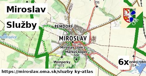 služby v Miroslav