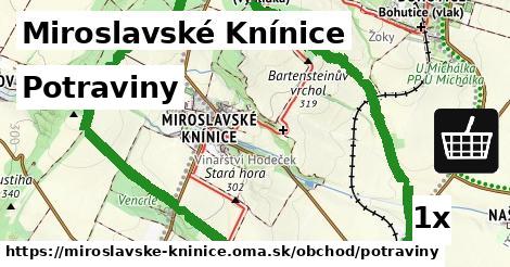 Potraviny, Miroslavské Knínice