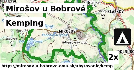 Kemping, Mirošov u Bobrové