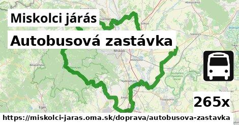 Autobusová zastávka, Miskolci járás