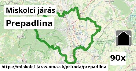 Prepadlina, Miskolci járás