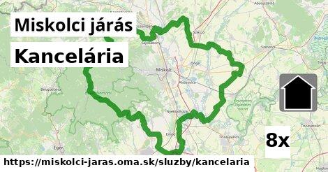 Kancelária, Miskolci járás