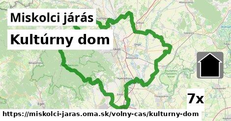 Kultúrny dom, Miskolci járás