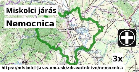 Nemocnica, Miskolci járás