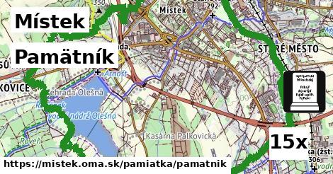 Pamätník, Místek