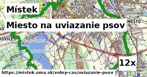 Miesto na uviazanie psov, Místek