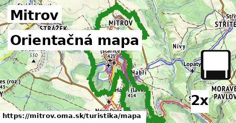 Orientačná mapa, Mitrov