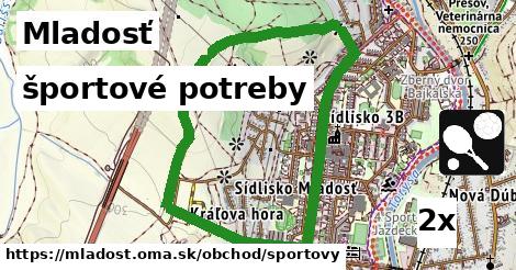 športové potreby, Mladosť