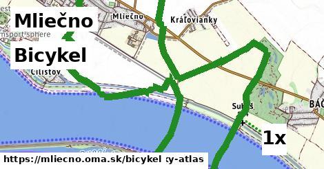 bicykel v Mliečno