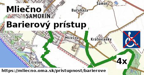 Barierový prístup, Mliečno