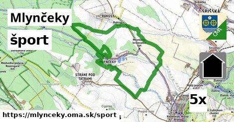 šport v Mlynčeky