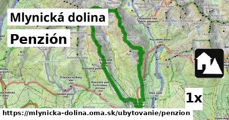 Penzión, Mlynická dolina