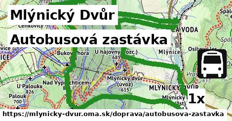 Autobusová zastávka, Mlýnický Dvůr