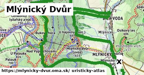 Orientačná mapa, Mlýnický Dvůr