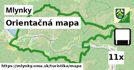 Orientačná mapa, Mlynky