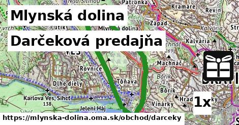 Darčeková predajňa, Mlynská dolina