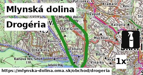 Drogéria, Mlynská dolina