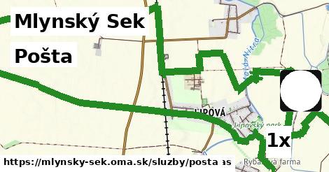 Pošta, Mlynský Sek