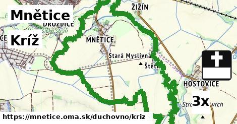 Kríž, Mnětice