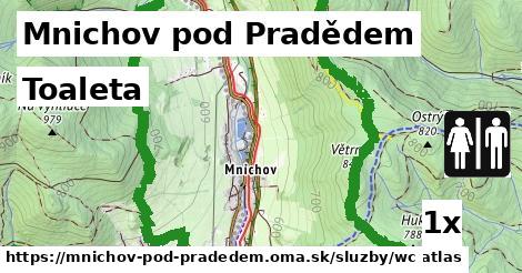 Toaleta, Mnichov pod Pradědem