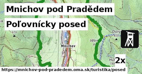 poľovnícky posed v Mnichov pod Pradědem