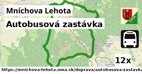 Autobusová zastávka, Mníchova Lehota