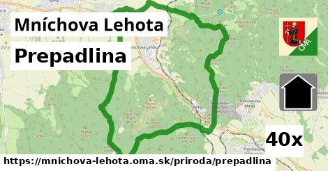 Prepadlina, Mníchova Lehota