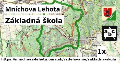 Základná škola, Mníchova Lehota