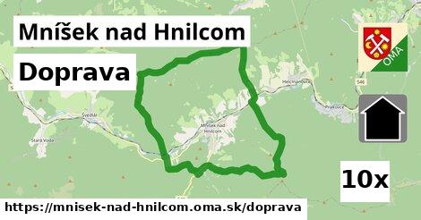 doprava v Mníšek nad Hnilcom