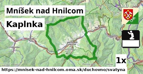 Kaplnka, Mníšek nad Hnilcom