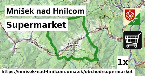 Supermarket, Mníšek nad Hnilcom