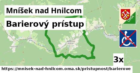 barierový prístup v Mníšek nad Hnilcom