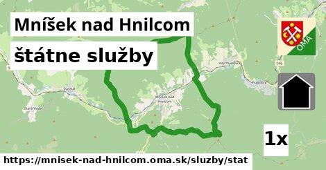 štátne služby v Mníšek nad Hnilcom