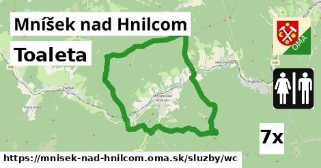 Toaleta, Mníšek nad Hnilcom