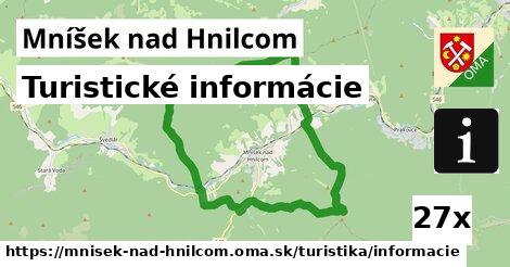 Turistické informácie, Mníšek nad Hnilcom