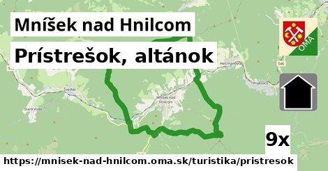 Prístrešok, altánok, Mníšek nad Hnilcom