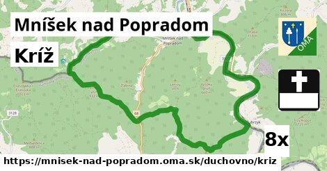 kríž v Mníšek nad Popradom