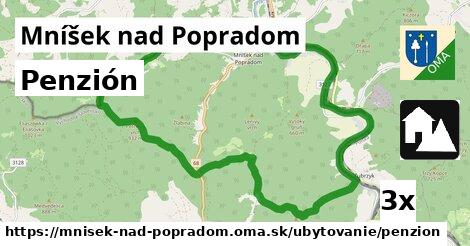 Penzión, Mníšek nad Popradom