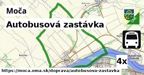 Autobusová zastávka, Moča