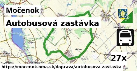 autobusová zastávka v Močenok