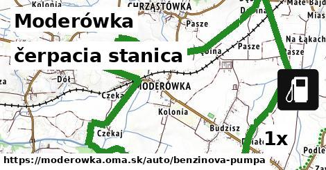 čerpacia stanica, Moderówka