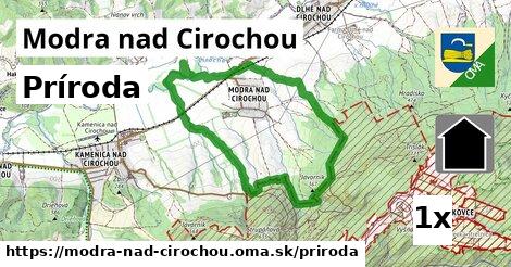 príroda v Modra nad Cirochou