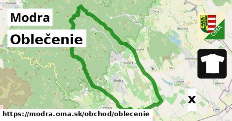 Oblečenie, Modra