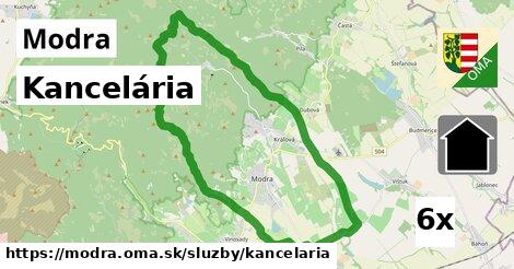 Kancelária, Modra