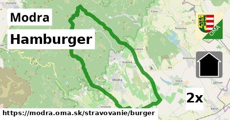 Hamburger, Modra