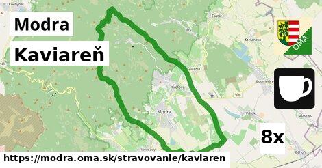 Kaviareň, Modra