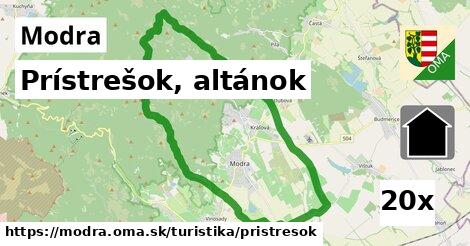 Prístrešok, altánok, Modra