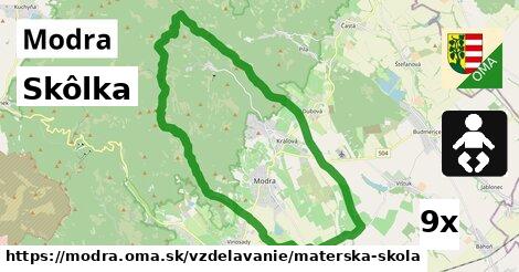 Skôlka, Modra