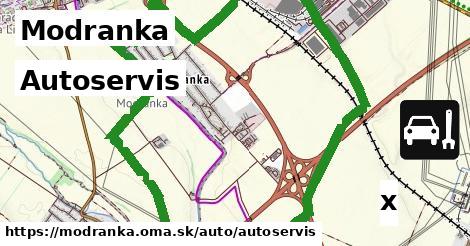 Autoservis, Modranka