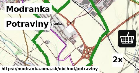 potraviny v Modranka